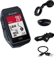 Sigma rox 11.1 evo gps hr set zw/zw short butler+ant+/ble borstr+usb-c