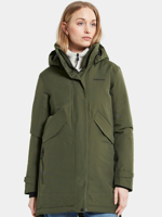 Didriksons Tanja 6 Dames Parka Deep Green 44