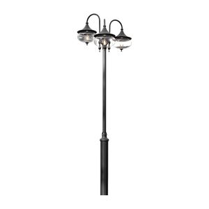 Lantaarnpaal armatuur Libra 3 lichts zwart lantaarnpaal Draco 621-750 579-750