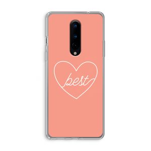 Best heart: OnePlus 8 Transparant Hoesje