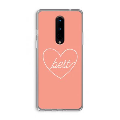 Best heart: OnePlus 8 Transparant Hoesje