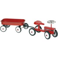 loopauto tractor met aanhanger loopauto tractor met aanhanger