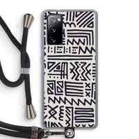 Marrakech print: Samsung Galaxy S20 FE / S20 FE 5G Transparant Hoesje met koord