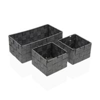 Basket spelset Versa Stro Polypropyleen Maïsvezel 14 x 10 x 27 cm
