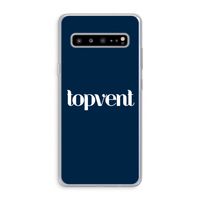 Topvent Navy: Samsung Galaxy S10 5G Transparant Hoesje