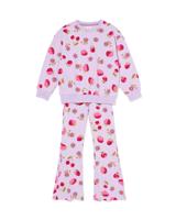 HEMA Kinderkledingset comfy fit jersey fruit paars (paars)