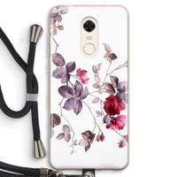 Mooie bloemen: Xiaomi Redmi 5 Transparant Hoesje met koord