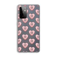 Chicks before dicks: Samsung Galaxy A72 Transparant Hoesje
