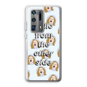 Hello: Huawei P40 Pro Plus Transparant Hoesje