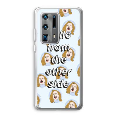 Hello: Huawei P40 Pro Plus Transparant Hoesje