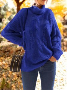 Casual Long Sleeve Turtleneck Sweater