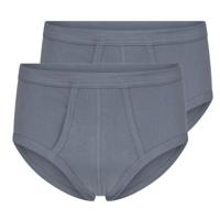 Beeren heren slip - 2 pack - donkergrijs - katoen - ondergoed klassiek - onderbroeken