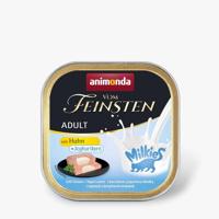 ANIMONDA Vom Feinsten Adult Milkies met Kip en Yoghurtvulling - Natvoer voor Katten - 100g