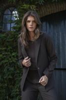 Elvira Casuals Blazer Madde E5 25-003 Blazers 1033 Stripe Chocolate