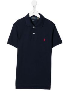 POLO RALPH LAUREN KIDS polo à logo brodé - Bleu