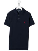 Ralph Lauren Kids polo à logo brodé - Bleu - thumbnail