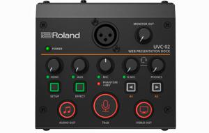 Roland UVC-02 bridge voor audioconferenties Zwart