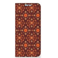 Xiaomi Redmi Note 11/11S Hoesje met Magneet Batik Brown - thumbnail