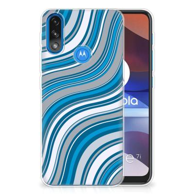 Motorola Moto E7/E7i Power | TPU bumper | Waves Blue