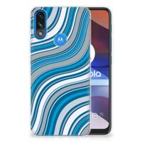 Motorola Moto E7/E7i Power | TPU bumper | Waves Blue