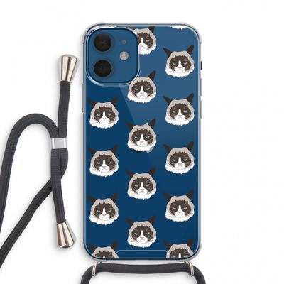 It's a Purrr Case: iPhone 12 mini Transparant Hoesje met koord