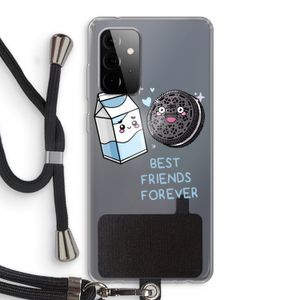 Best Friend Forever: Samsung Galaxy A72 5G Transparant Hoesje met koord
