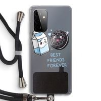 Best Friend Forever: Samsung Galaxy A72 5G Transparant Hoesje met koord