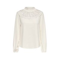 JDY ribgebreide trui JDYSANTIAGO ecru - thumbnail