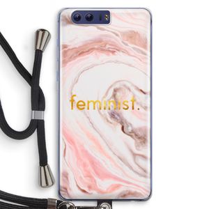 Feminist: Honor 9 Transparant Hoesje met koord