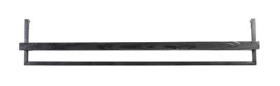 Light & Living Wandplank 'Maddison' Mangohout, 120cm, kleur Zwart