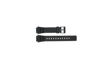 Horlogeband Casio MRW-200H / 10393907 / MRW-200H-2B2VEF / MRW-200H-4CV Kunststof/Plastic Zwart 18mm