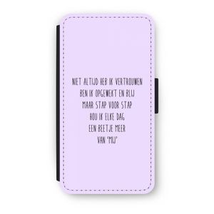 Zelfvertrouwen: iPhone XS Flip Hoesje