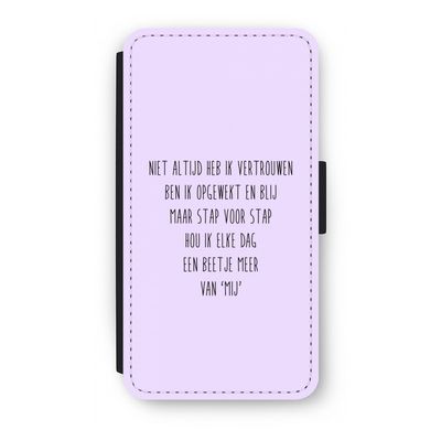 Zelfvertrouwen: iPhone XS Flip Hoesje