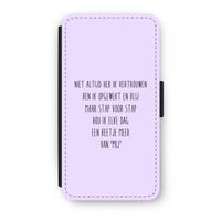 Zelfvertrouwen: iPhone XS Flip Hoesje