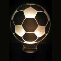 3D LED LAMP - VOETBAL