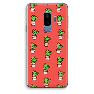 Mini cactus: Samsung Galaxy S9 Plus Transparant Hoesje