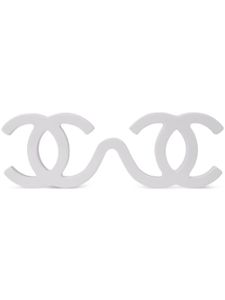 CHANEL Pre-Owned lunettes de soleil Runway (1994) - Blanc