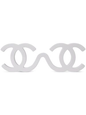 CHANEL Pre-Owned lunettes de soleil Runway (1994) - Blanc