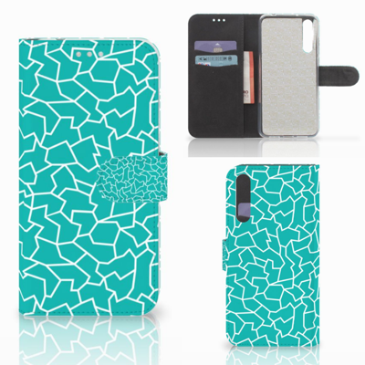 Huawei P20 Pro Hoesje Cracks Blue