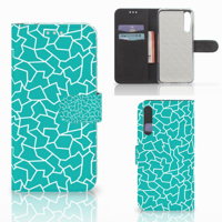 Huawei P20 Pro Hoesje Cracks Blue