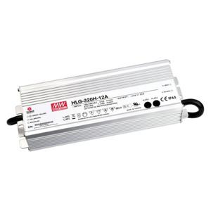 Mean Well HLG-320H-12B LED-driver, LED-transformator Constante spanning, Constante stroomsterkte 264 W 22 A 6 - 12 V/DC Dimbaar, PFC-schakeling,