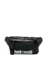 Just Cavalli sac banane zippé à logo embossé - Noir