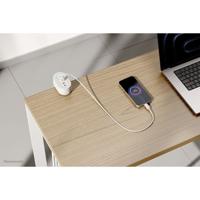 Neomounts DS22-840WH6 Bureaucontactdoos met klem en USB-C en USB-A poorten - Quick-charge