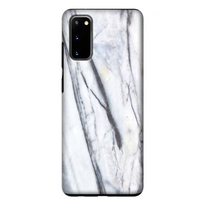 Gestreepte marmer: Samsung Galaxy S20 Tough Case