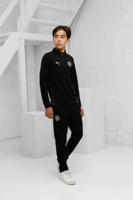 Manchester City 1/4-Zip Trainingspak Junior 2025/2026 - Maat 140 - Kleur: Zwart | Soccerfanshop