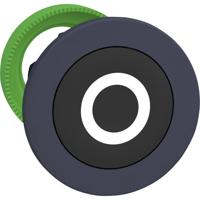 Schneider Electric ZB5FA232 ZB5FA232 Plat, Terugstelbaar (Ø) 30.5 mm O Donkergrijs, Zwart 1 stuk(s)