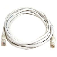 Cross patch cord molded strain relief 50u" plugs, 3 meters