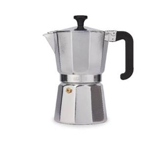 La Cafetière - Espresso Maker, 6 Kopjes, Aluminium, Zilver - La Cafeti