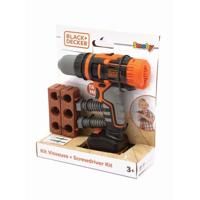 Smoby - Black+Decker - Trapano Avvitatore Meccanico