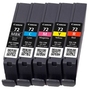 Canon 6402B009 inktcartridge 5 stuk(s) Origineel Normaal rendement Cyaan, Magenta, Mat Zwart, Rood, Geel